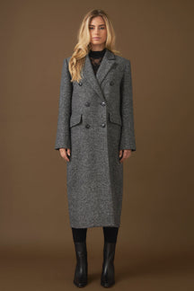 ENDLESS ROSE - Endless Rose - Herringbone Double Breasted Coat - COATS available at Objectrare