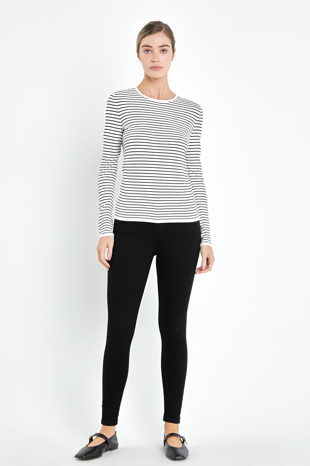 ENGLISH FACTORY - Stripe Knit Sweater - SWEATERS & KNITS available at Objectrare