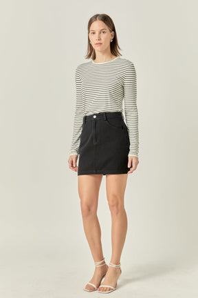 Stripe Knit Sweater