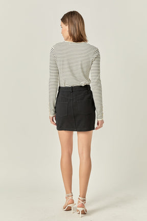 Stripe Knit Sweater