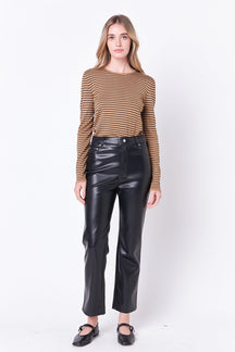 ENGLISH FACTORY - Striped Knit Sweater - SWEATERS & KNITS available at Objectrare
