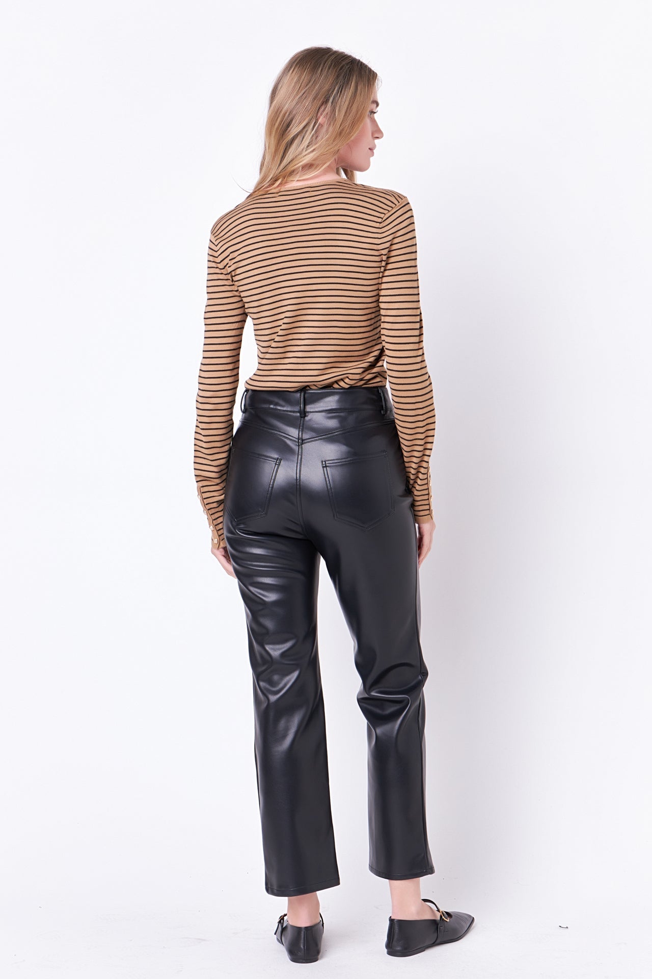 ENGLISH FACTORY - Striped Knit Sweater - SWEATERS & KNITS available at Objectrare