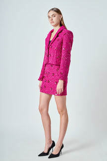 ENDLESS ROSE - Sequins Mini Skirt - SKIRTS available at Objectrare