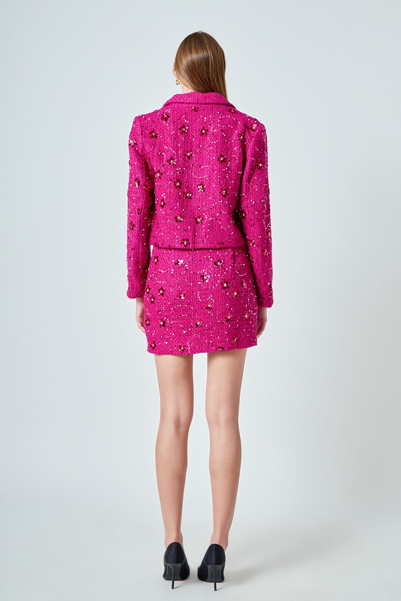 ENDLESS ROSE - Sequins Mini Skirt - SKIRTS available at Objectrare