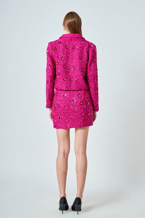 ENDLESS ROSE - Sequins Mini Skirt - SKIRTS available at Objectrare