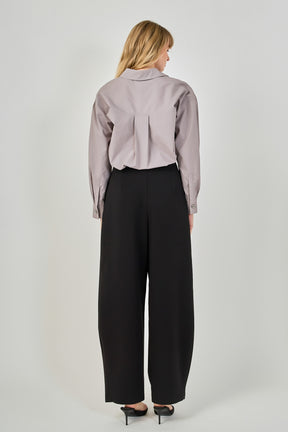 Oversize Button Collared Shirt