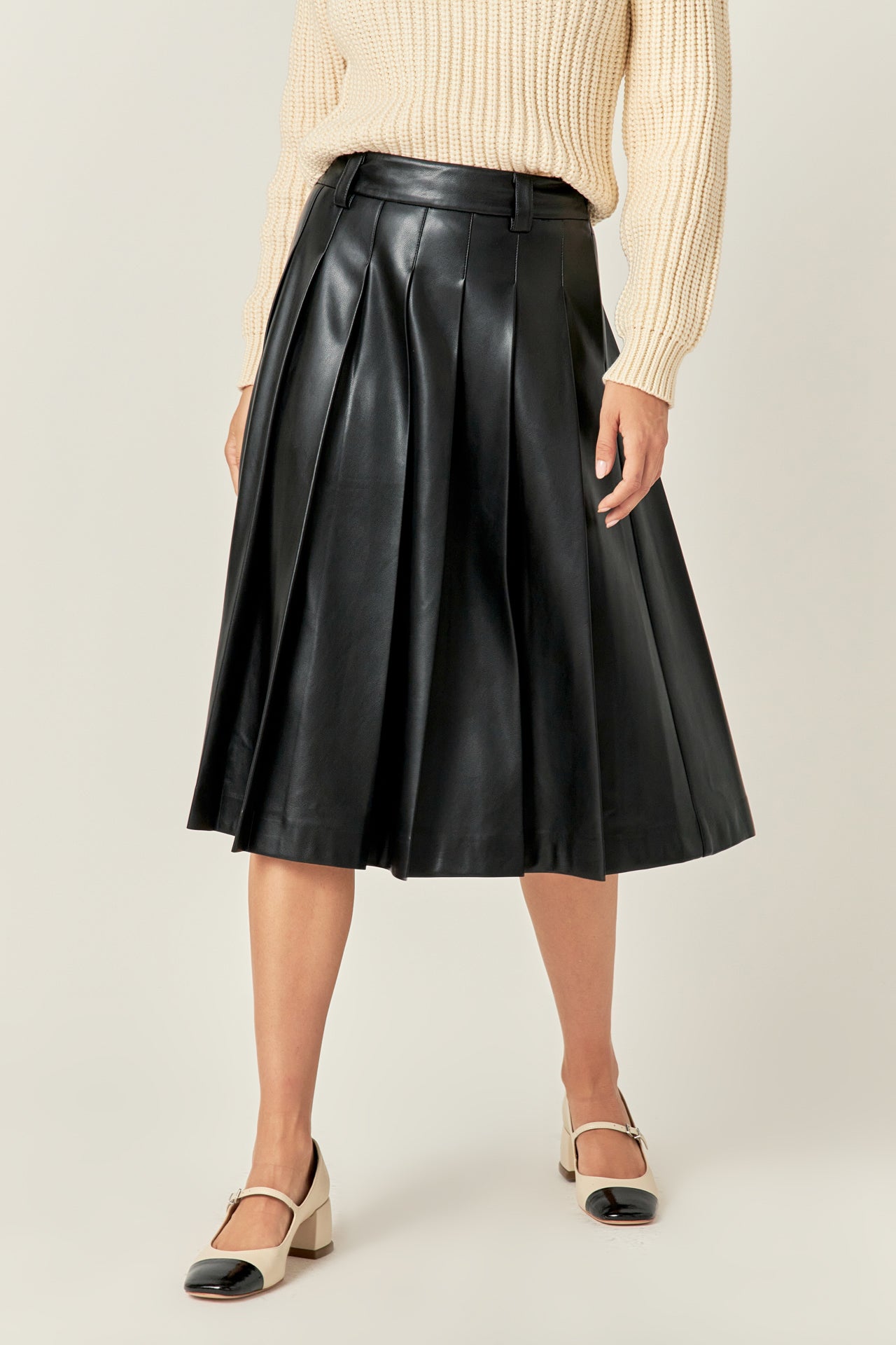 ENGLISH FACTORY - English Factory - Pleated Midi Skirt - SKIRTS available at Objectrare