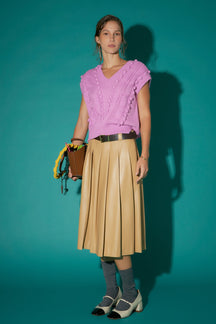 ENGLISH FACTORY - English Factory - Pleated Midi Skirt - SKIRTS available at Objectrare