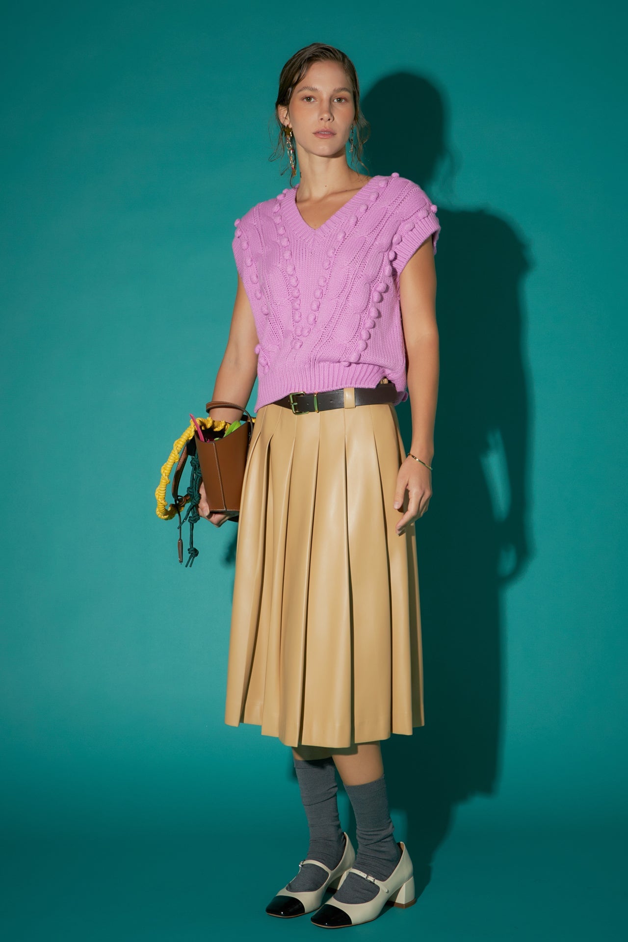 ENGLISH FACTORY - English Factory - Pleated Midi Skirt - SKIRTS available at Objectrare