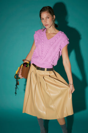 ENGLISH FACTORY - English Factory - Pleated Midi Skirt - SKIRTS available at Objectrare