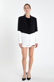 ENDLESS ROSE - Contrast Color Blazer - BLAZERS available at Objectrare