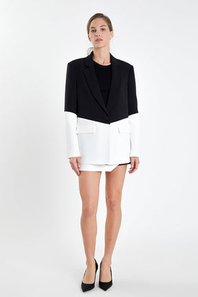 ENDLESS ROSE - Contrast Color Blazer - BLAZERS available at Objectrare