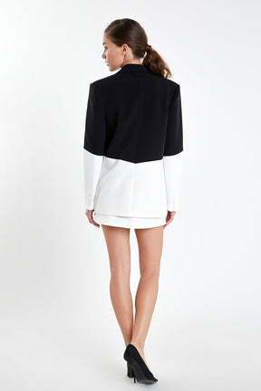ENDLESS ROSE - Contrast Color Blazer - BLAZERS available at Objectrare