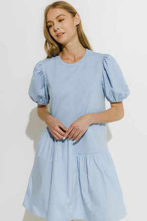 ENGLISH FACTORY - Knit Woven Mixed Dress - DRESSES available at Objectrare