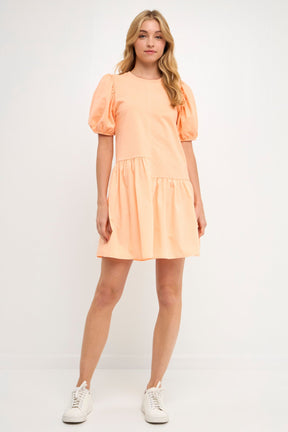 ENGLISH FACTORY - Knit Woven Mixed Dress - DRESSES available at Objectrare