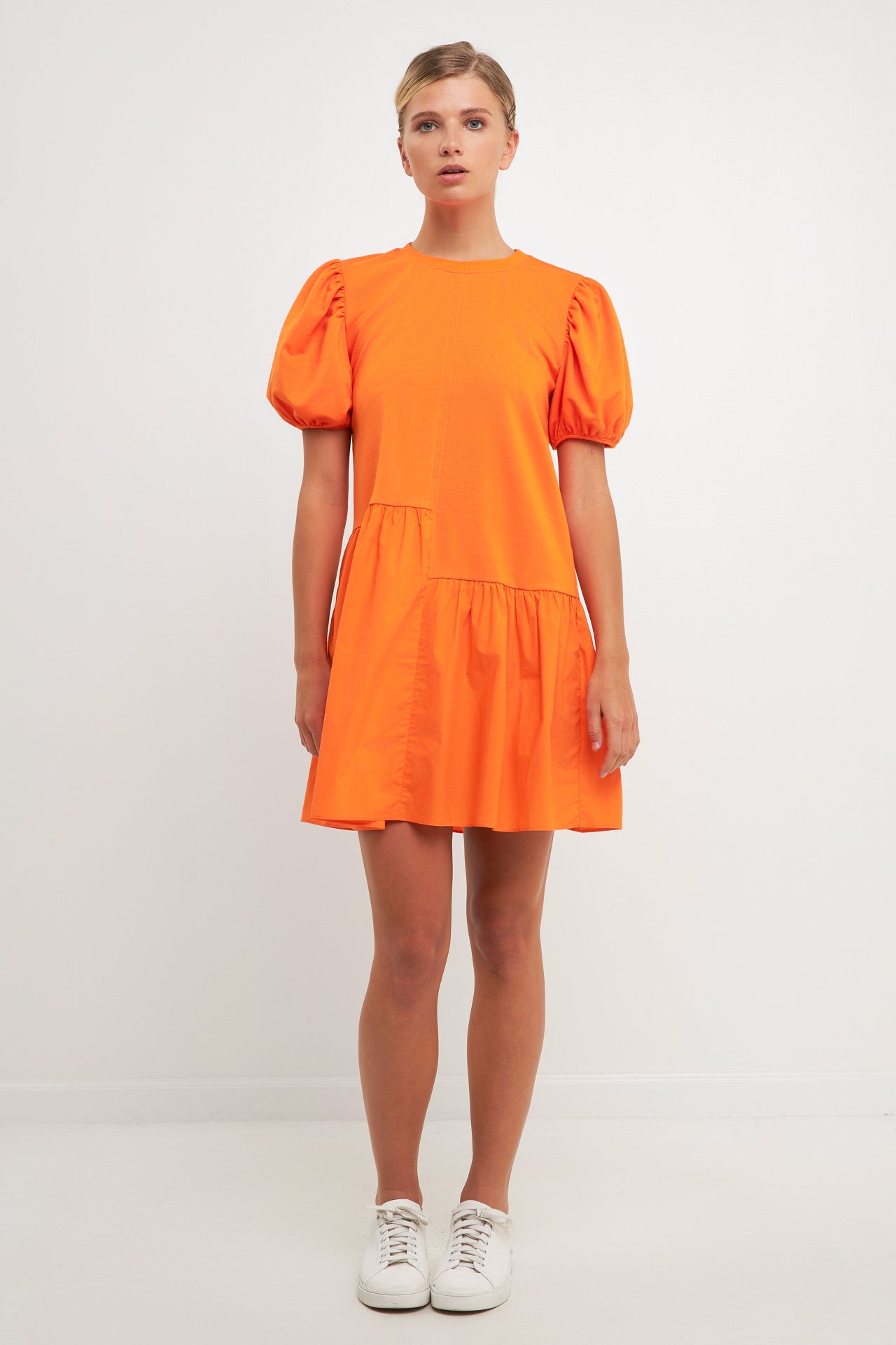 English Factory - Knit Woven Mixed Dress