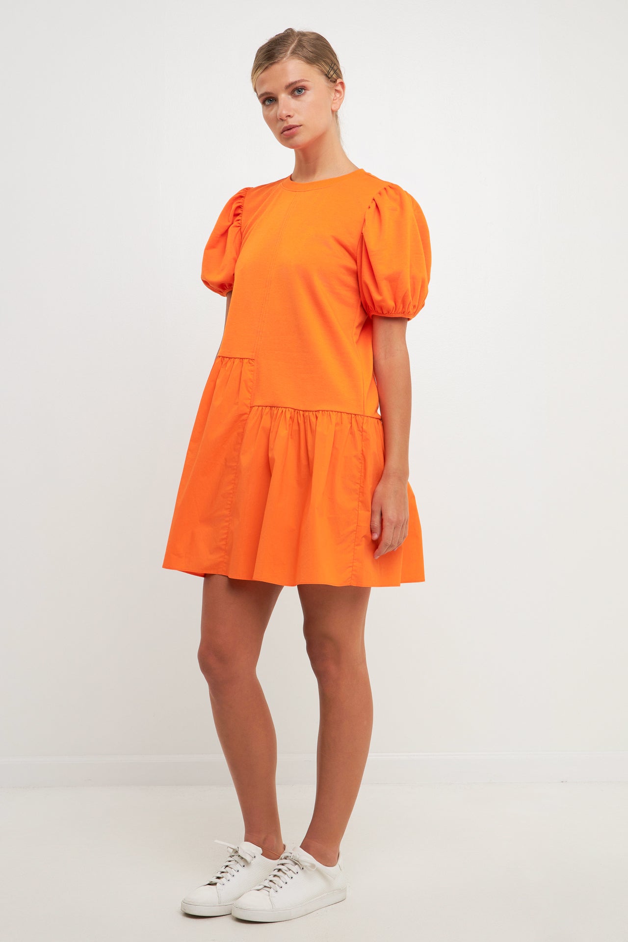 English Factory - Knit Woven Mixed Dress