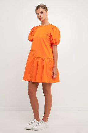 English Factory - Knit Woven Mixed Dress