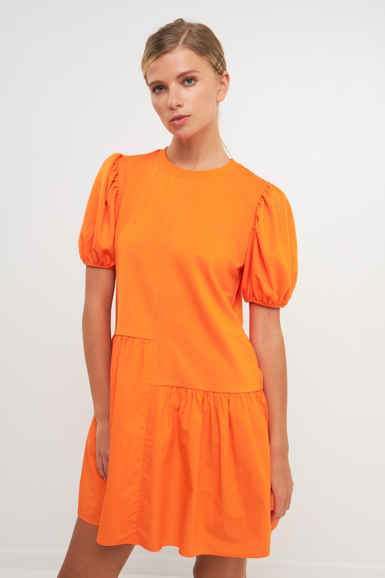 English Factory - Knit Woven Mixed Dress