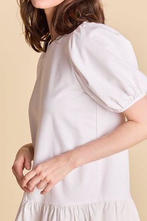 ENGLISH FACTORY - Knit Woven Mixed Dress - DRESSES available at Objectrare
