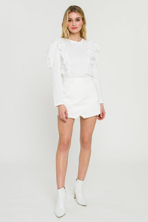 ENGLISH FACTORY - Women Knit Shirt - T-SHIRTS available at Objectrare