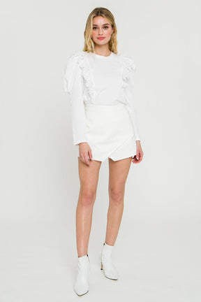 ENGLISH FACTORY - Women Knit Shirt - T-SHIRTS available at Objectrare