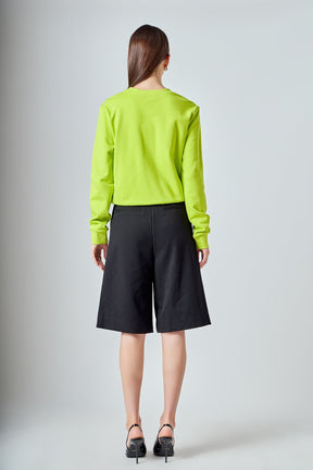 ENDLESS ROSE - Beaded Loved Sweatshirt - HOODIES & SWEATSHIRTS available at Objectrare