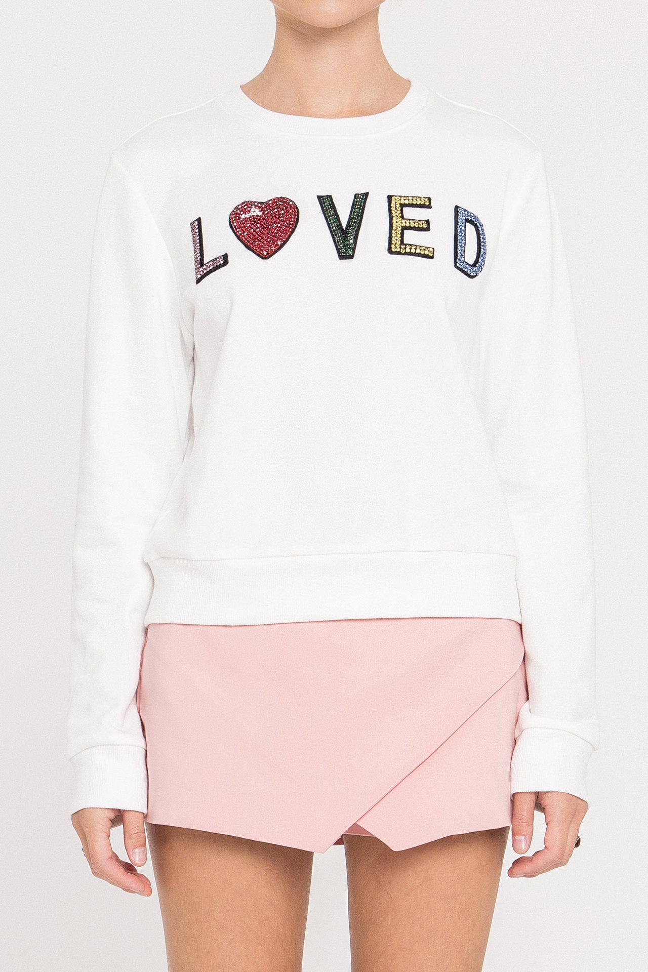 Beaded Loved Sweatshirt