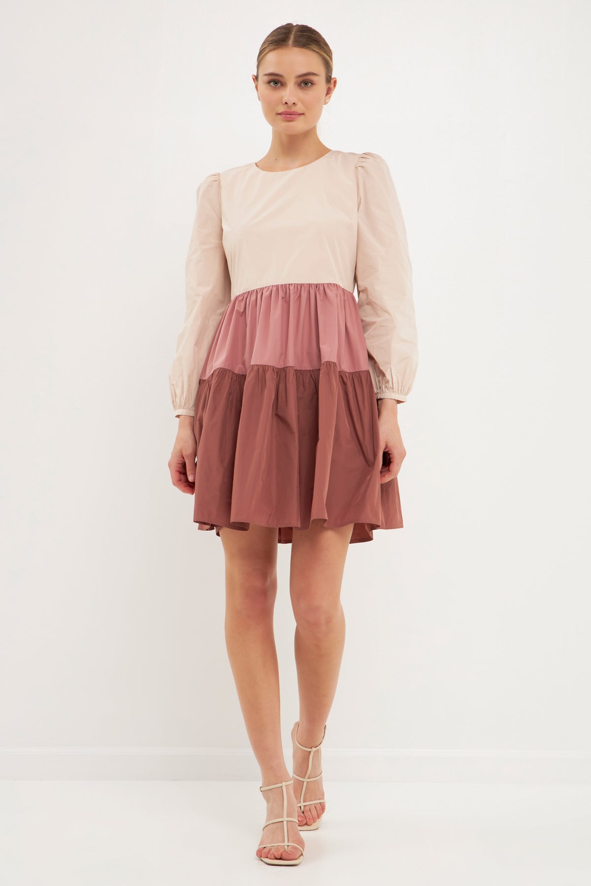 ENGLISH FACTORY - Colorblock Mini Dress - DRESSES available at Objectrare