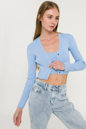 ENDLESS ROSE - WOMEN KNIT CARDIGAN - JACKETS available at Objectrare
