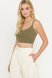 ENDLESS ROSE - Knitted Bralette Top - TOPS available at Objectrare