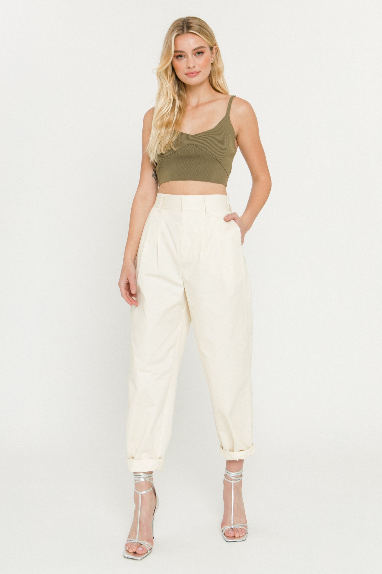 Knitted Bralette Top