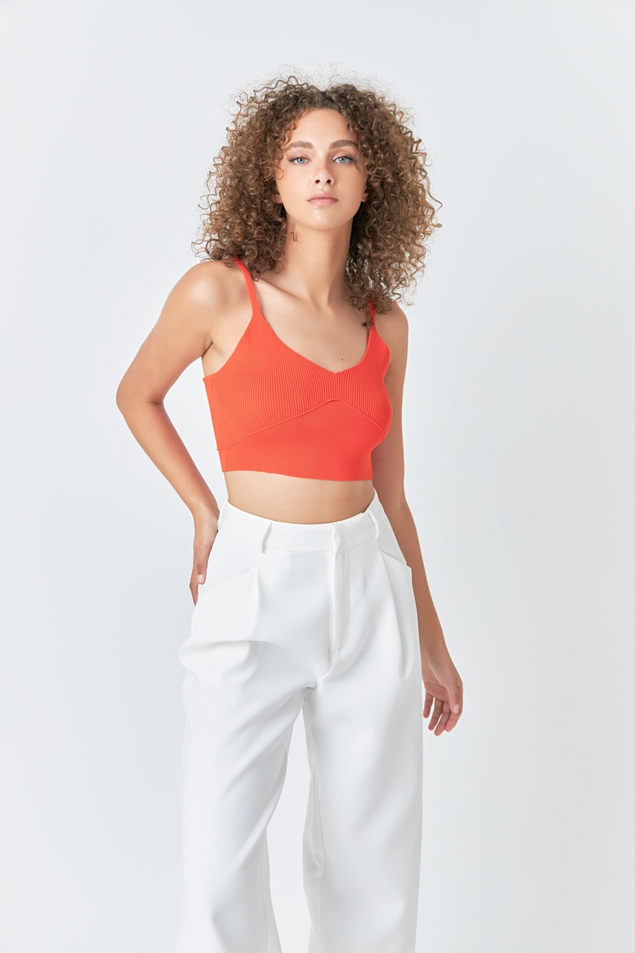 ENDLESS ROSE - Knitted Bralette Top - TOPS available at Objectrare