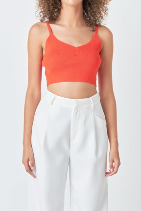 ENDLESS ROSE - Knitted Bralette Top - TOPS available at Objectrare