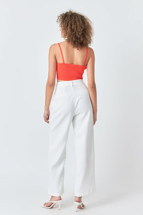 ENDLESS ROSE - Knitted Bralette Top - TOPS available at Objectrare