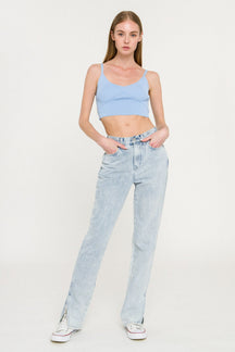 ENDLESS ROSE - Knitted Bralette Top - TOPS available at Objectrare