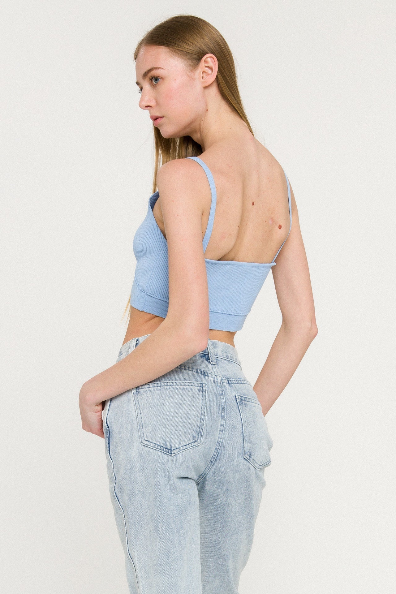 ENDLESS ROSE - Knitted Bralette Top - TOPS available at Objectrare