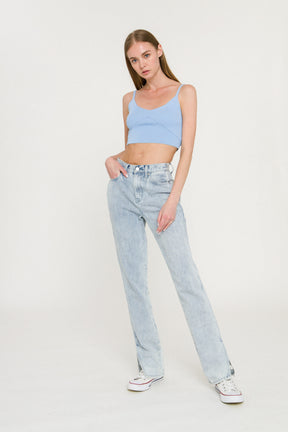 ENDLESS ROSE - Knitted Bralette Top - TOPS available at Objectrare