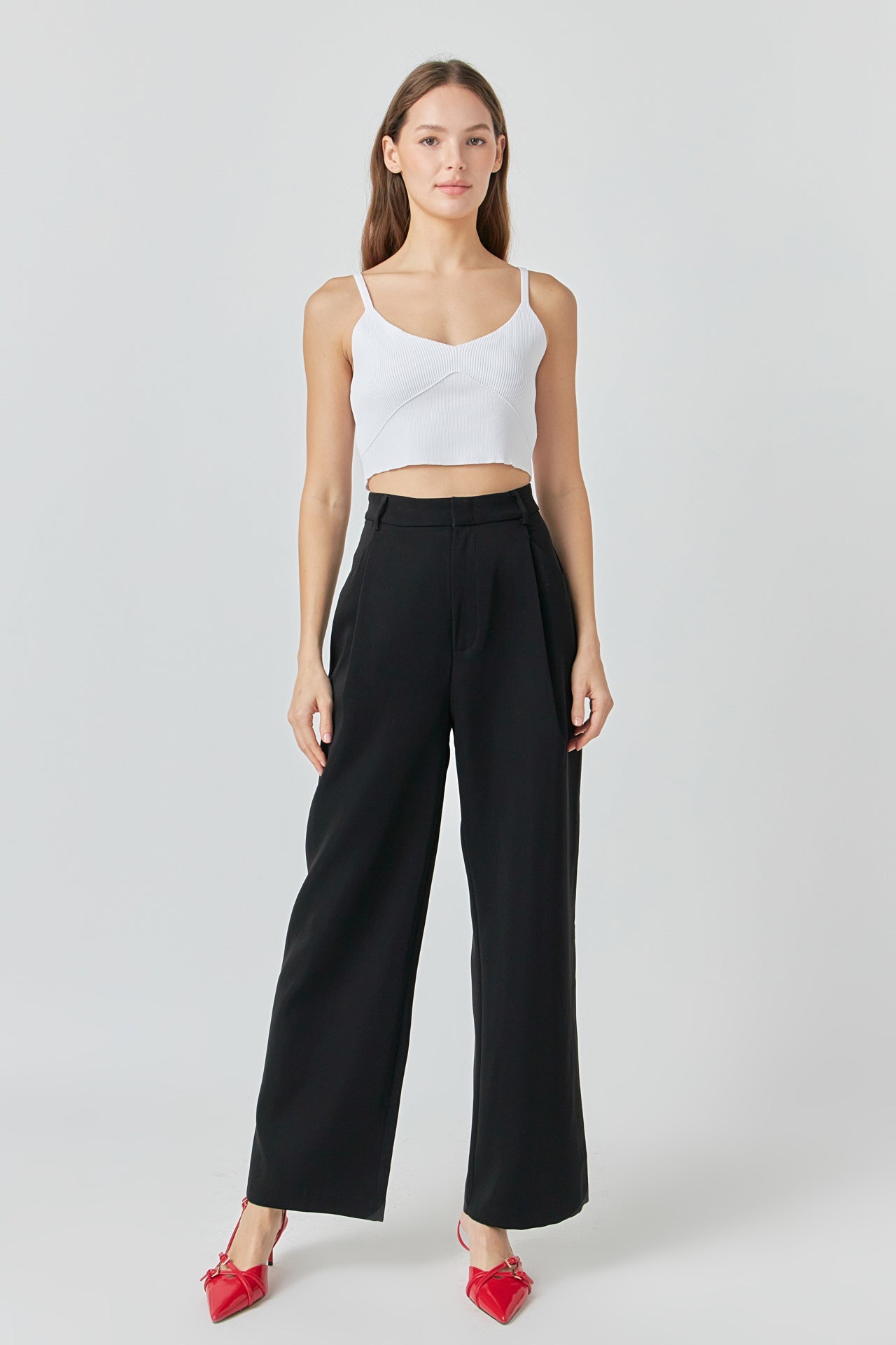 ENDLESS ROSE - Knitted Bralette Top - TOPS available at Objectrare