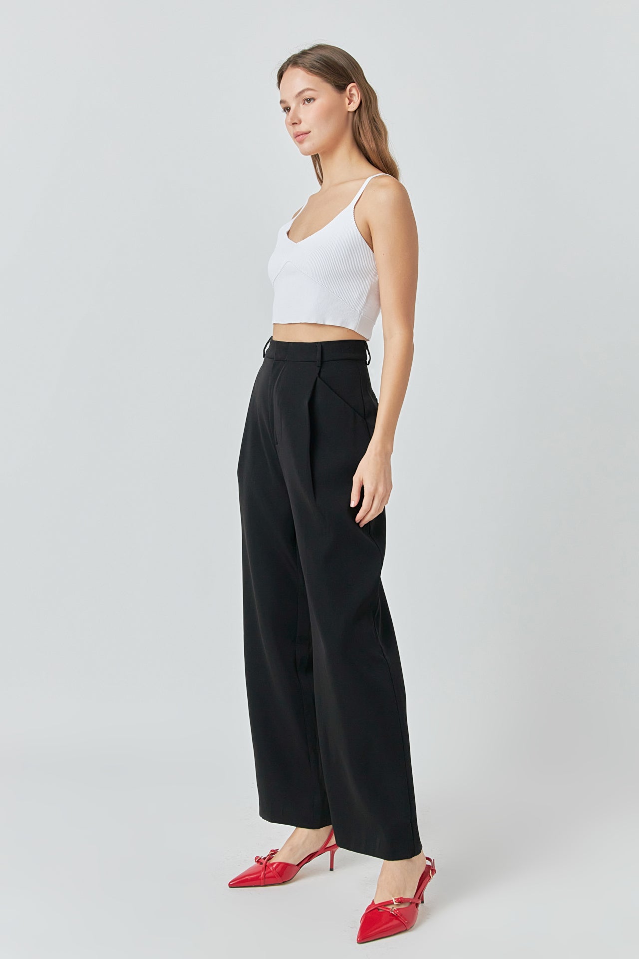 ENDLESS ROSE - Knitted Bralette Top - TOPS available at Objectrare