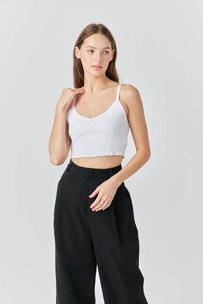 ENDLESS ROSE - Knitted Bralette Top - TOPS available at Objectrare