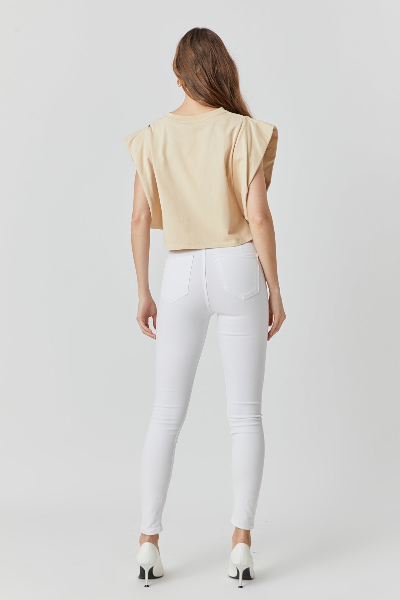 ENDLESS ROSE - Drop Shoulder Cropped Top - TOPS available at Objectrare