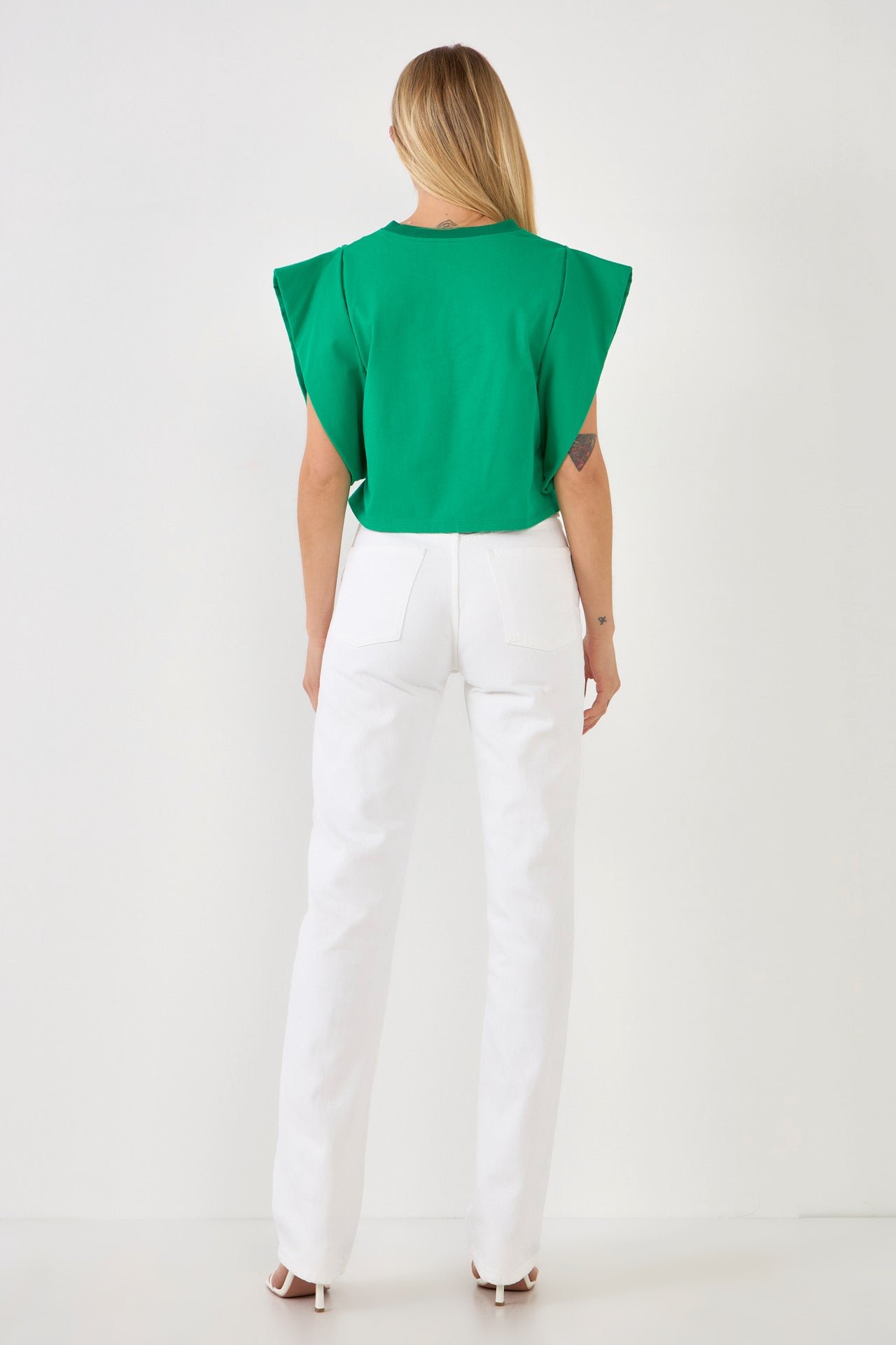 ENDLESS ROSE - Drop Shoulder Cropped Top - TOPS available at Objectrare