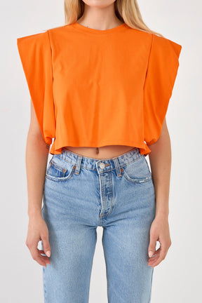 ENDLESS ROSE - Drop Shoulder Cropped Top - TOPS available at Objectrare