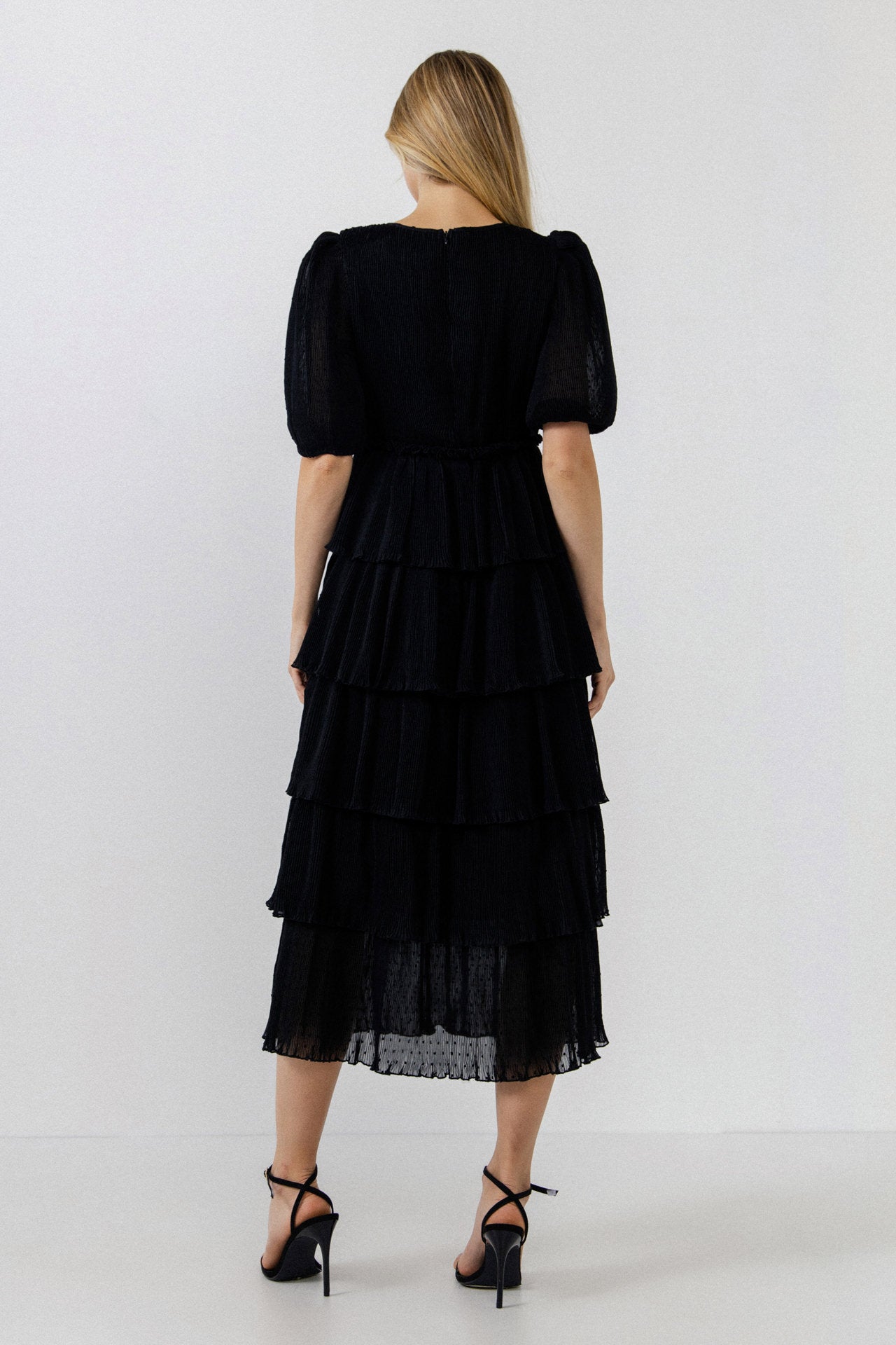ENGLISH FACTORY - Dotted Tiered Dress - DRESSES available at Objectrare