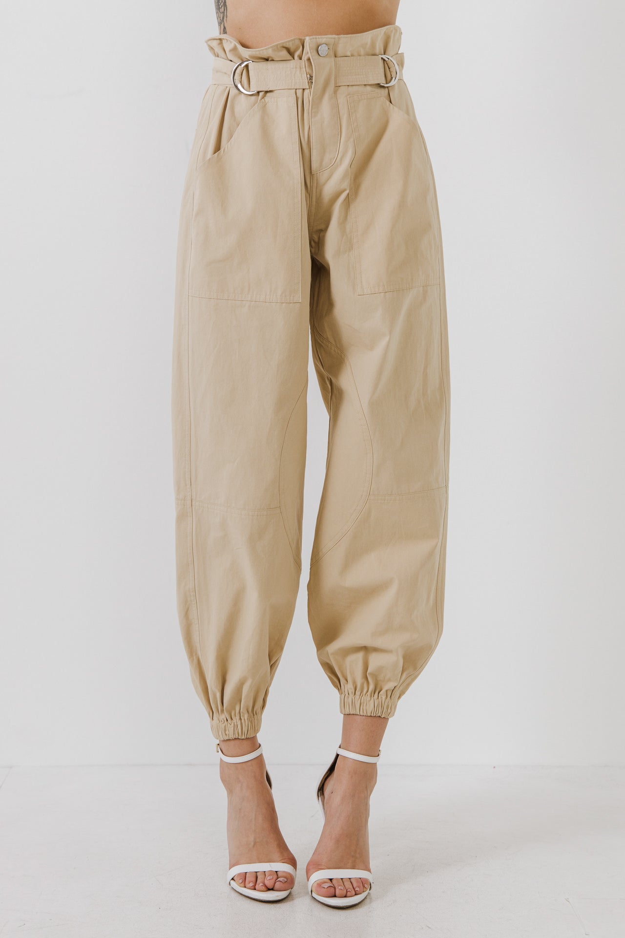 GREY LAB - Paper Bag Slouchy Pants - PANTS available at Objectrare