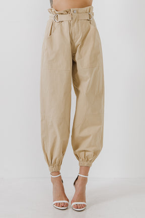GREY LAB - Paper Bag Slouchy Pants - PANTS available at Objectrare