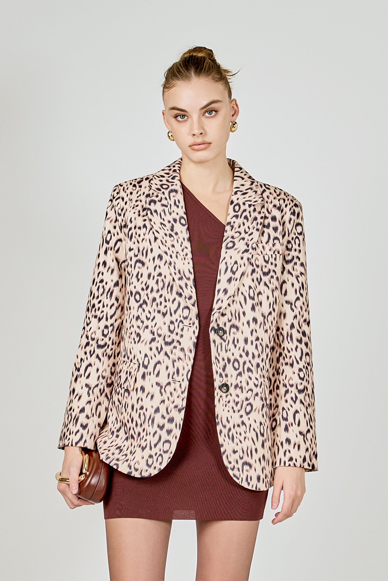 ENDLESS ROSE - Animal Print Jacket - JACKETS available at Objectrare