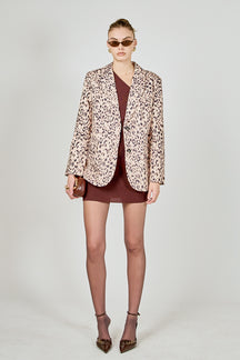 ENDLESS ROSE - Animal Print Jacket - JACKETS available at Objectrare