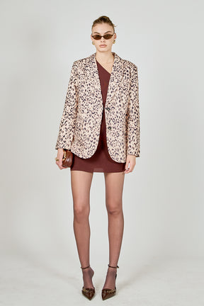 ENDLESS ROSE - Animal Print Jacket - JACKETS available at Objectrare